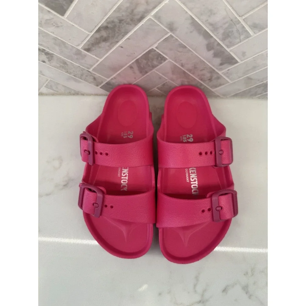 Birkenstock Arizona EVA Sandals Kids Youth Size 11 29 Beetroot‎ Purple Slides